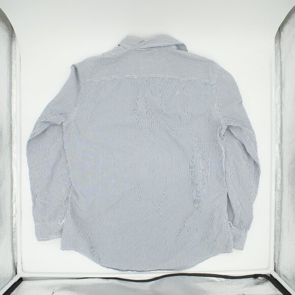 ABERCROMBIE AND FITCH STRIPED BUTTON DOWN DRESS SHIRT - Picture 2 of 5